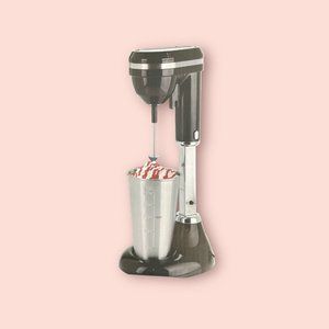 Ovente Electric Drink Mixer - 15oz Stainless Steel Cup With Extendable Shaft